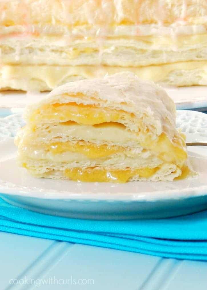 Peaches and Cream Napoleons & dessert challenge