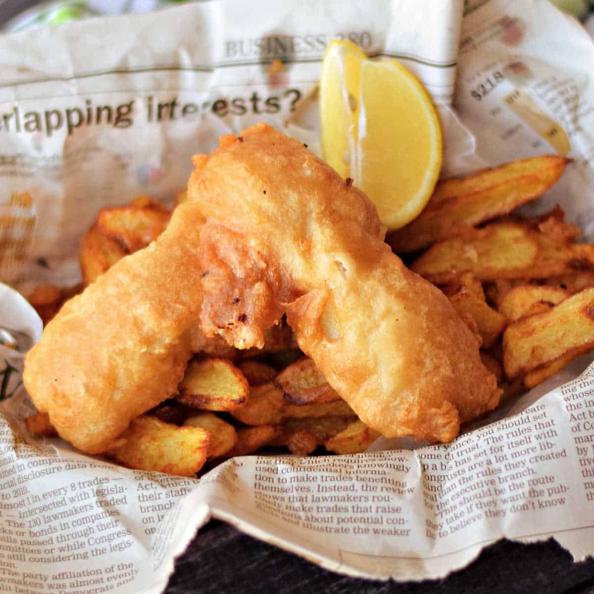 Crispy Beer Battered Fish