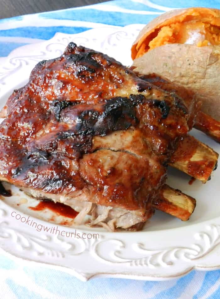 Cherry Chipotle Barbecue Ribs