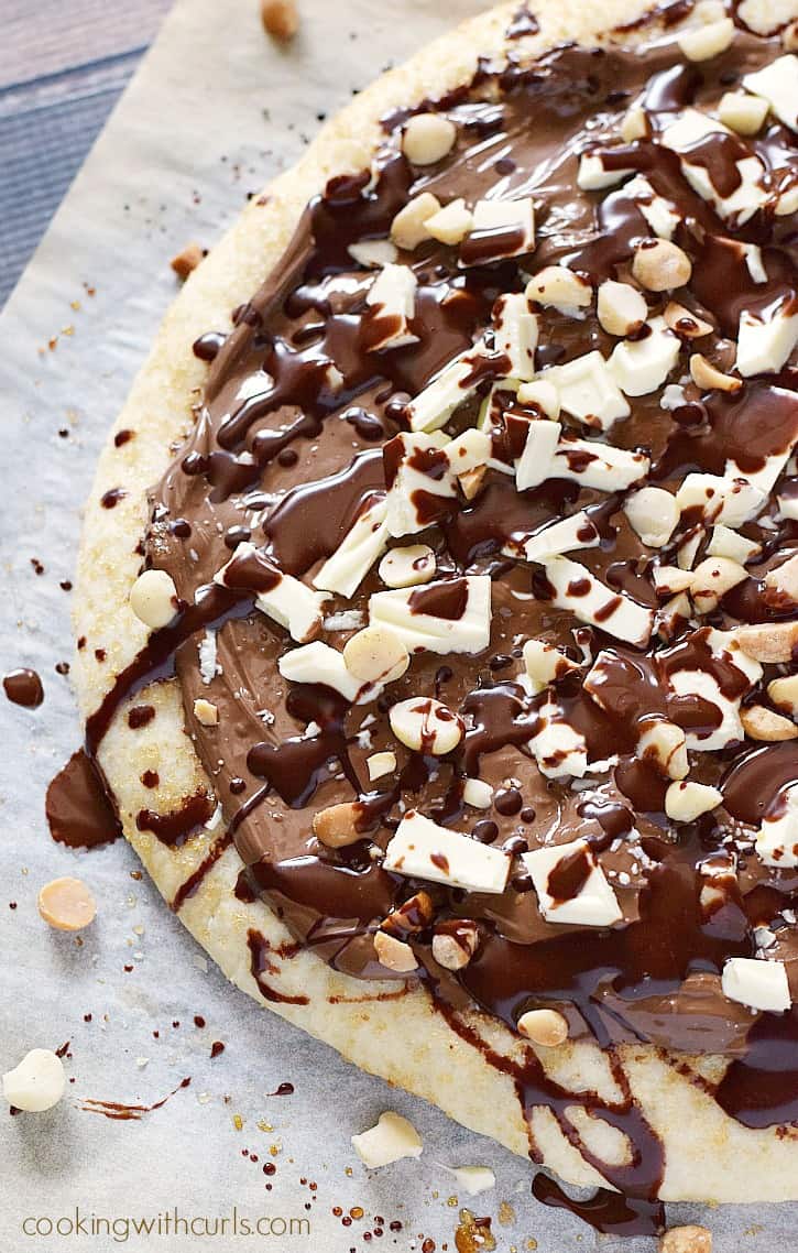 Chocolate Hazelnut Pizza