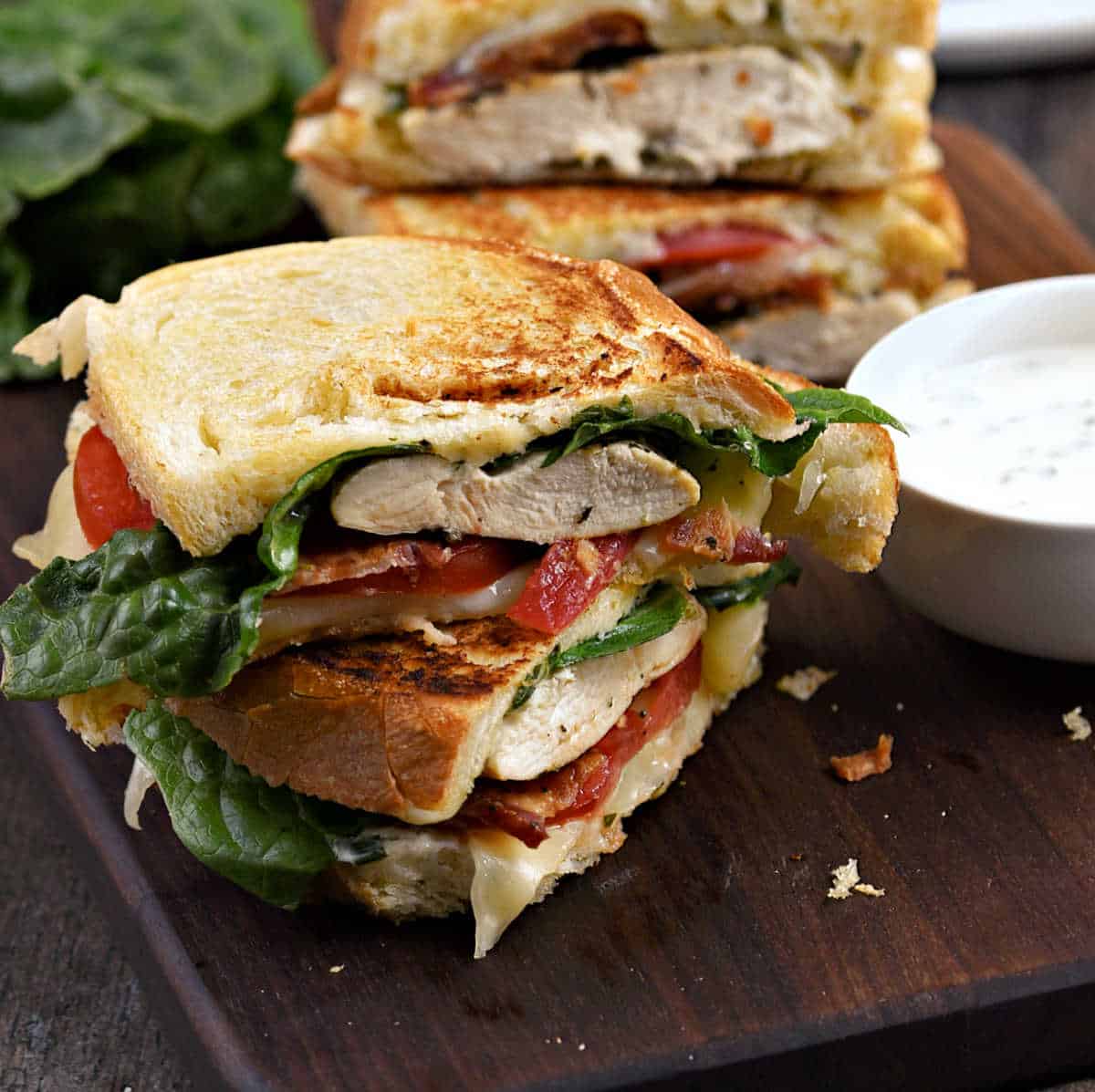 Grilled Chicken Club Sandwich