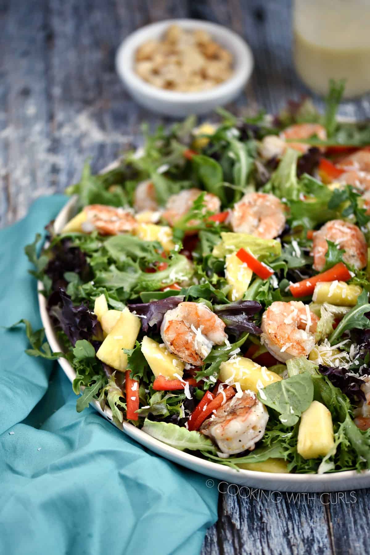 Pina Colada Shrimp Salad