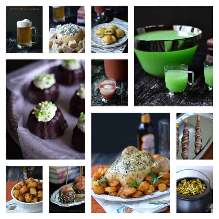 Harry Potter Party Foods Collage | cookingwithcurls.com