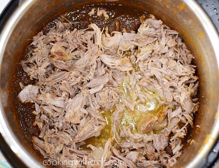 Instant Pot Ancho-Orange Pulled Pork mix cookingwithcurls.com