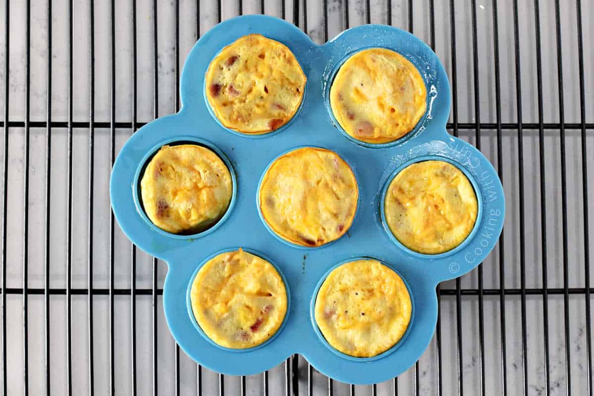 Instant-pot-bacon-cheddar-egg-bites-in-silicone-mold.