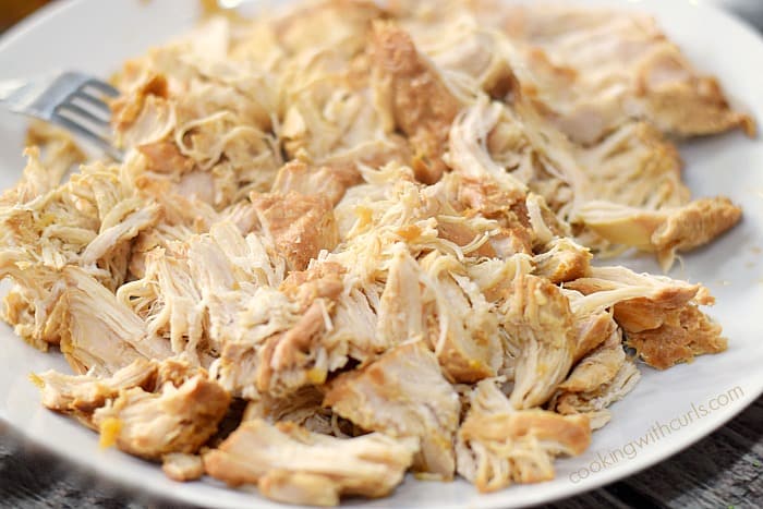 Instant Pot Teriyaki Chicken shred cookingwithcurls.com