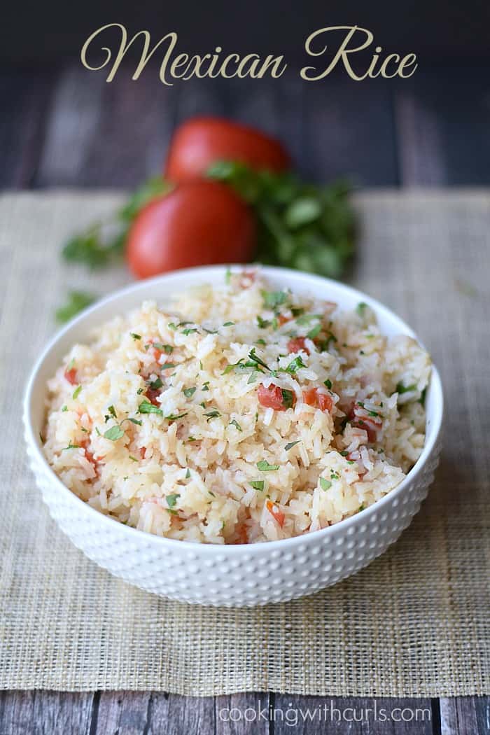 Mexican Rice | cookingwithcurls.com | #cincodemayo #fiesta