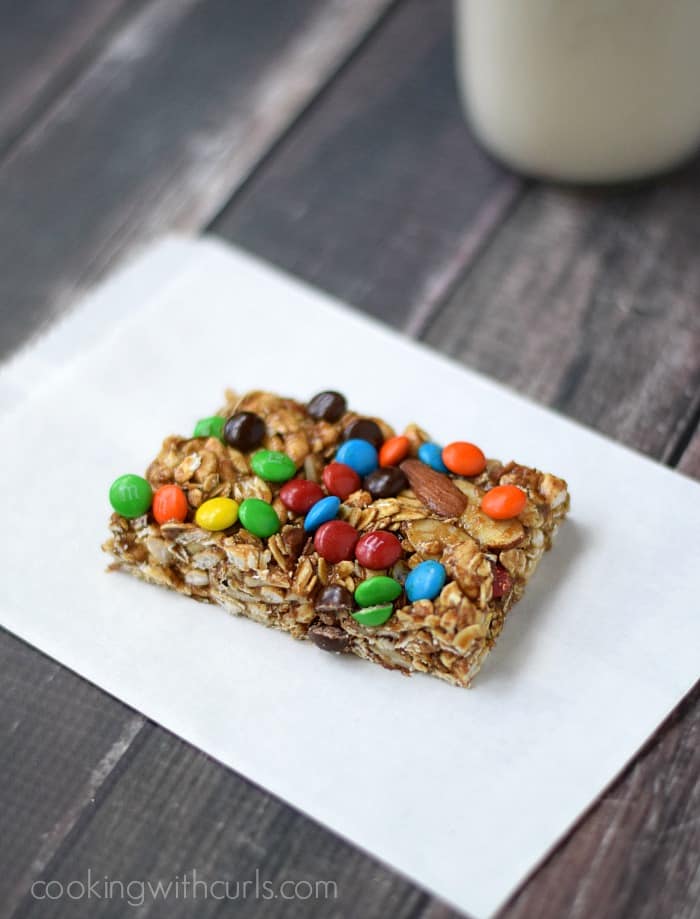 M&M’s Almond Granola Bars