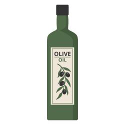 Olive oil graphic.