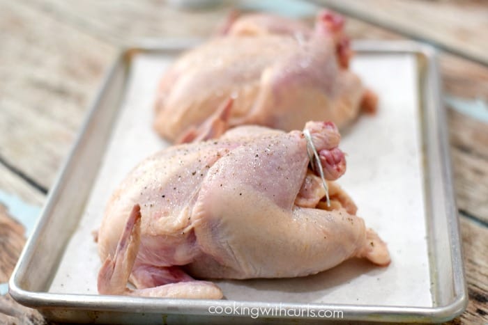 Orange Glazed Cornish Game Hens bake cookingwithcurls.com