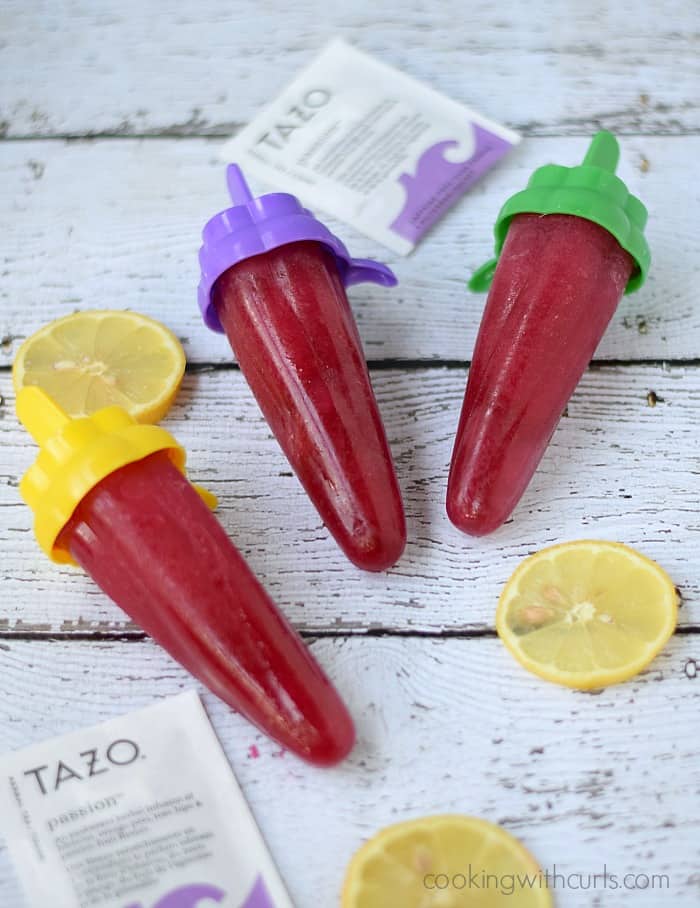 Passion Tea Lemonade Popsicles