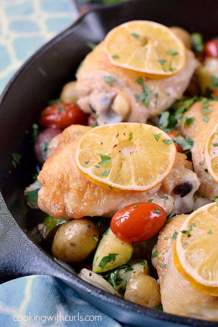 Lemon-Garlic Skillet Chicken