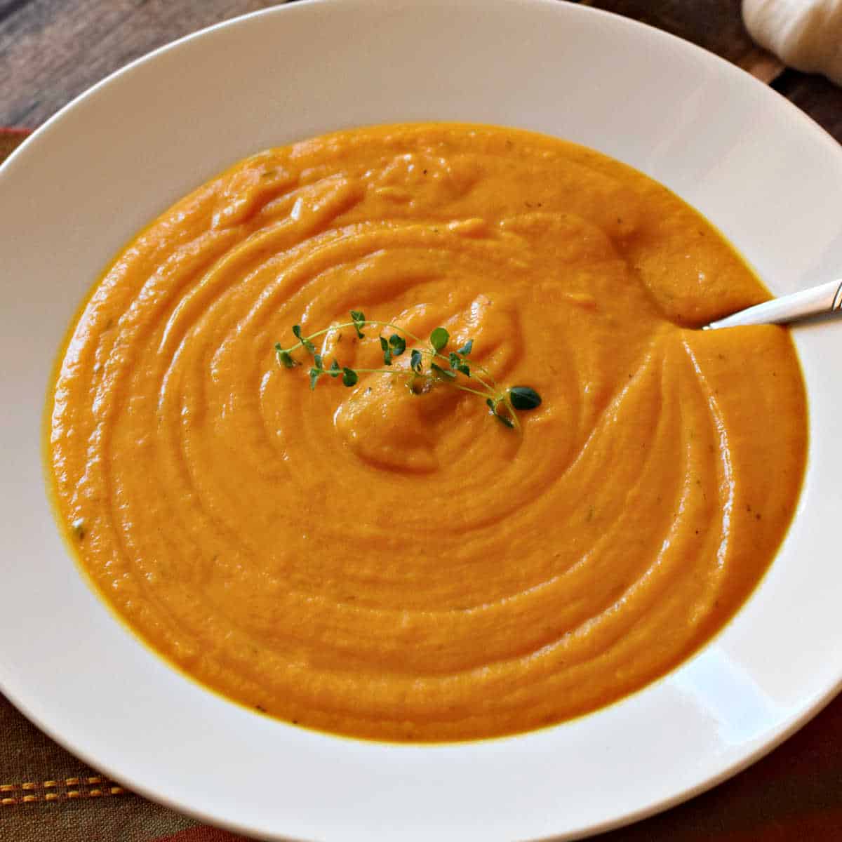 Roasted Sweet Potato Soup