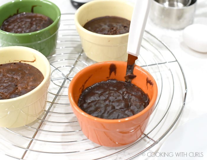Run a thin knife around the edge of the ramekin to loosen the cakes cookingwithcurls.com