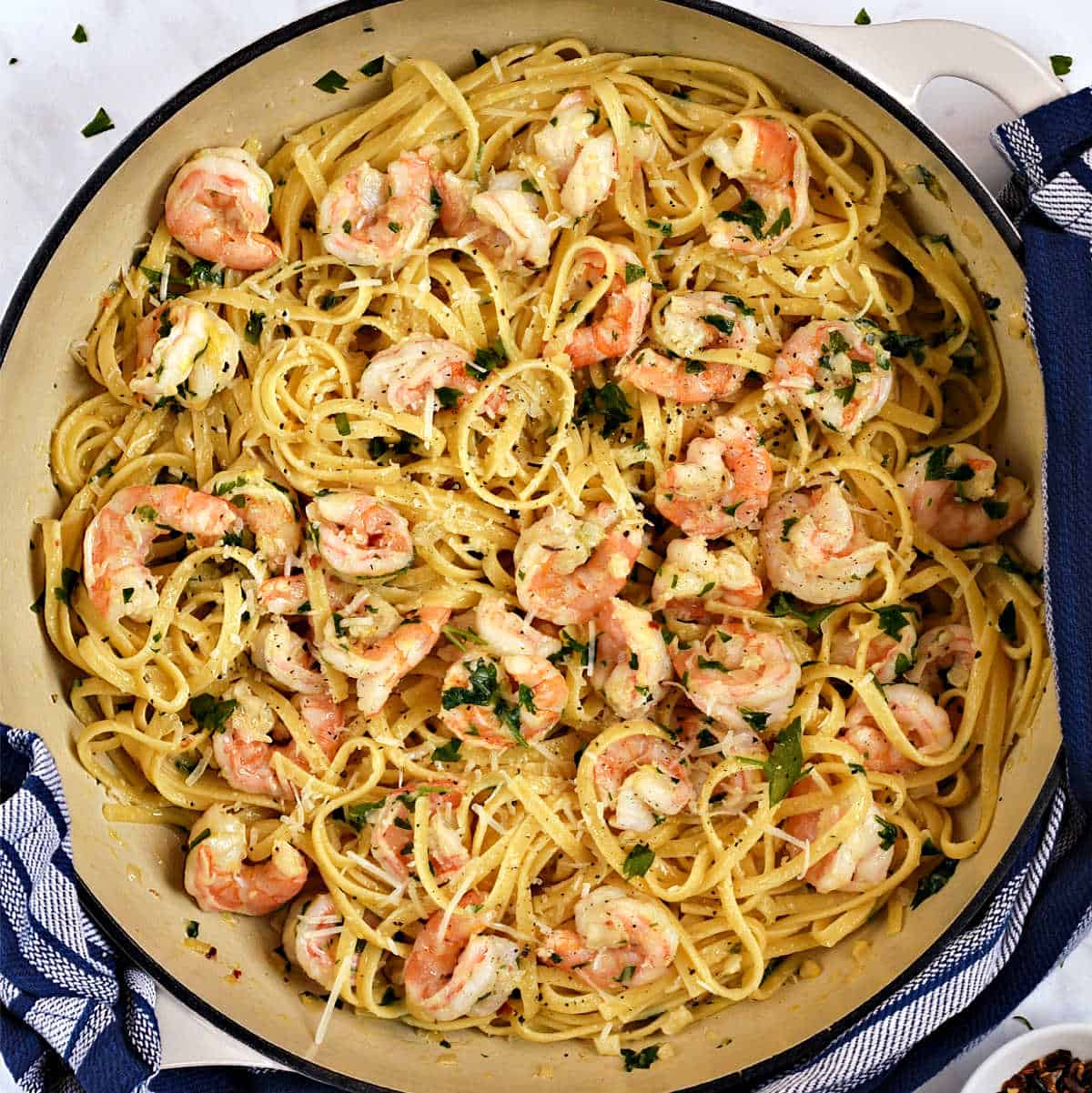 Garlic Shrimp Pasta