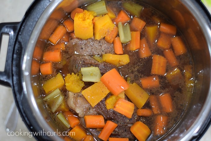 Simple Pot Roast with Carrots and Squash done cookingwithcurls.com