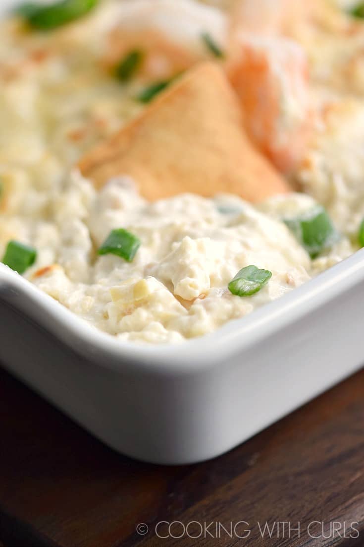 Simple Seafood Artichoke Dip