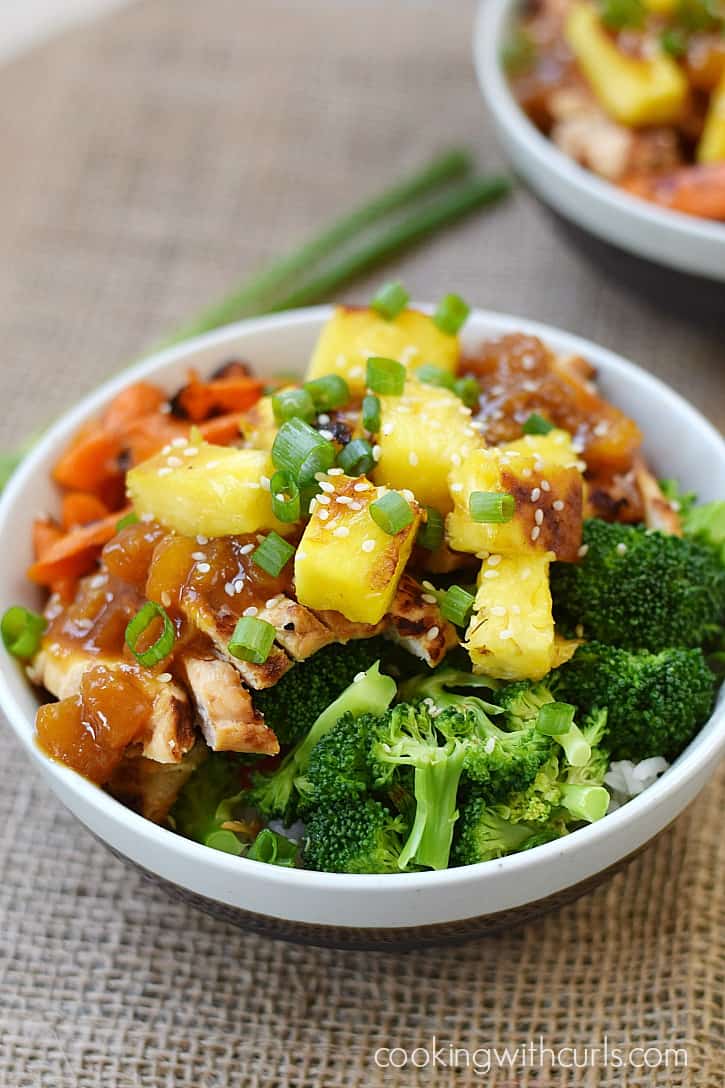 Grilled Chicken Teriyaki Bowls