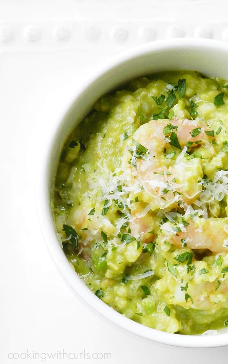 Avocado Shrimp Risotto