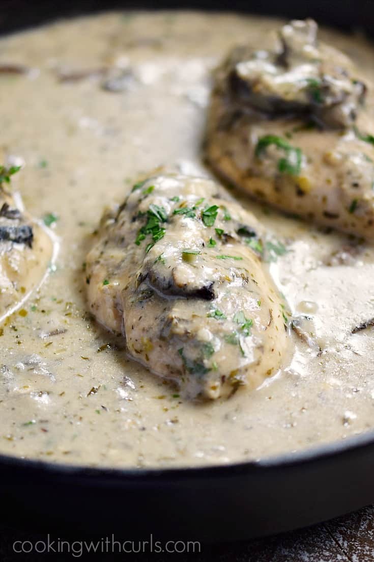 Dairy-Free Creamy Mushroom Chicken & a new allergy