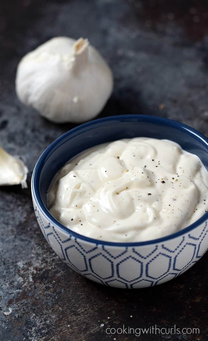 Super Easy Garlic Aioli