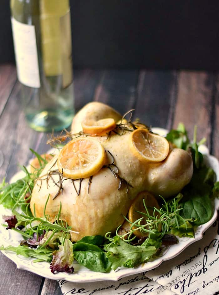 Slow Cooker Lemon Rosemary Chicken