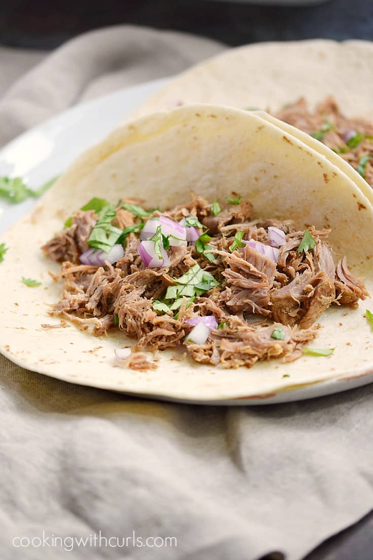 You need to make these quick and easy Instant Pot Pork Carnitas for dinner tonight, trust me | cookingwithcurls.com
