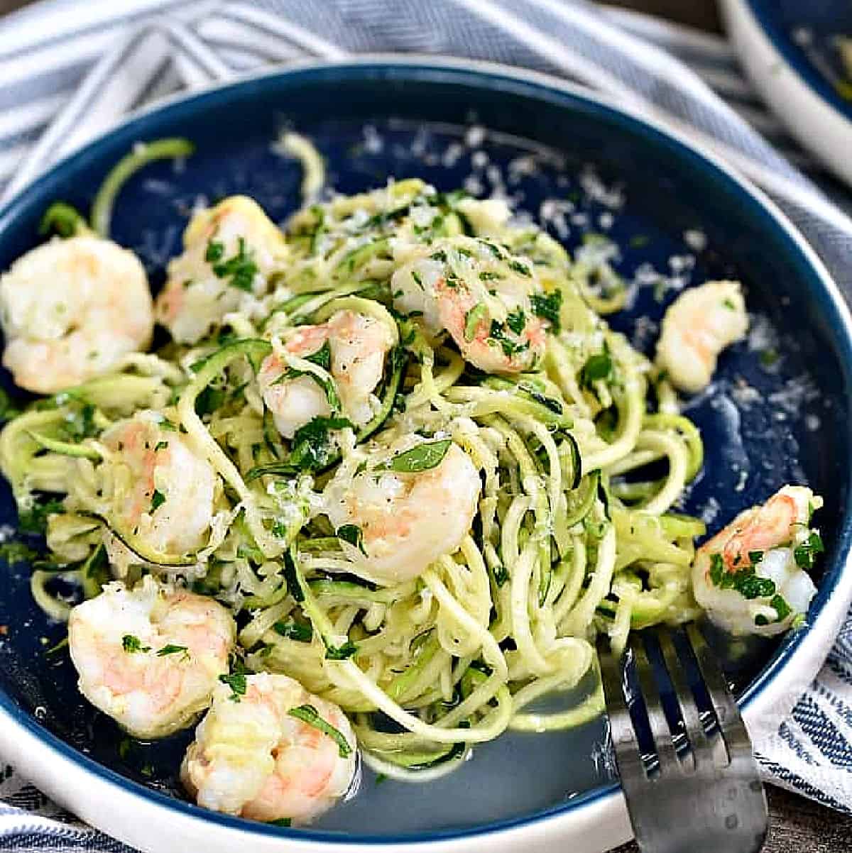 Zucchini Shrimp Scampi